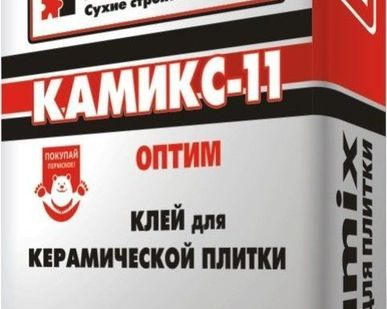 фото Клей для плитки Камикс-11 «Оптим», М100 (25кг)