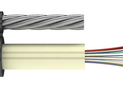 Фото №0 Кабель оптический ТПОм (суперлегкий подвесной с выносным силовым эл-том)