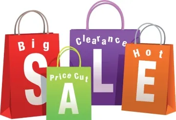 фото Наклейка "Sale Bags"