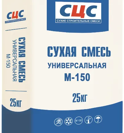 Фото №0 Смесь универсальная М-150 (40кг) "СЦС" (Смоленск)