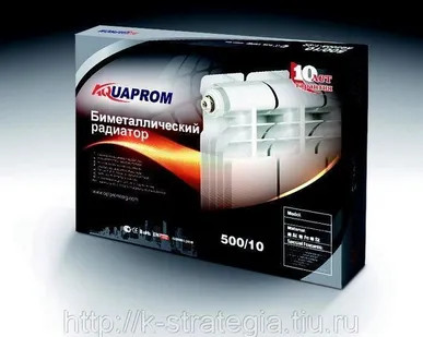 фото Радиатор алюминиевый TROPIC 500мм