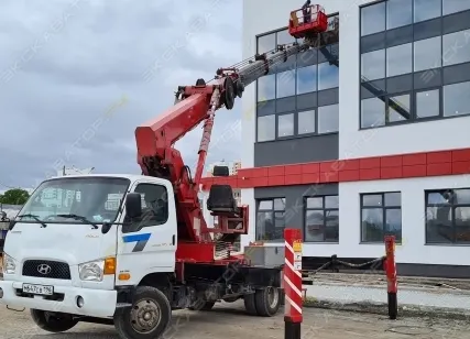 Фото №0 Аренда автовышки (автогидроподъемника) Horyong SKY 280, Екатеринбург