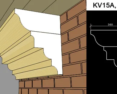 фото Венчающий карниз KV15A