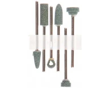 фото Набор: Насадки шлифовальные абразивные с оправкой, оксид алюминия, 6шт