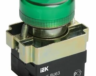 фото Индикатор LAY5-BU63 зеленого цвета d22мм BLS50-BU-K06