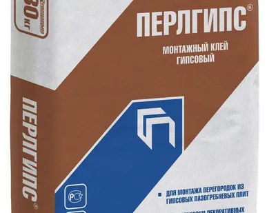 фото Клей монтажный Перлгипс 30 кг