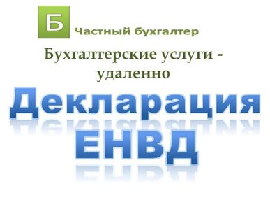 фото Декларация ЕНВД