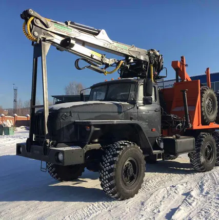 Фото №0 Лесовоз Урал 55571-70, с манипулятором Омтл-70.02    2020 г.в. Лизинг