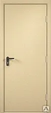 фото Противопожарный дверной блок глухой, под окраску