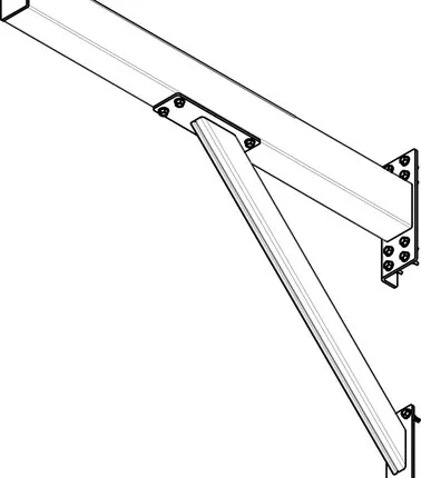Фото №0 Кронштейн под гасительную сетку RAL 6005