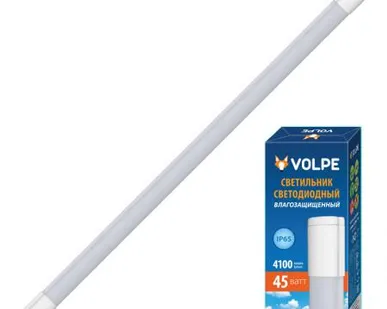 фото Светильник ULT-Q218 45W/DW IP65 WHITE Светильник светодиодный накладной ТМ Volpe. Дневной свет (6500K). Степень защиты IP65.Корпус белый.