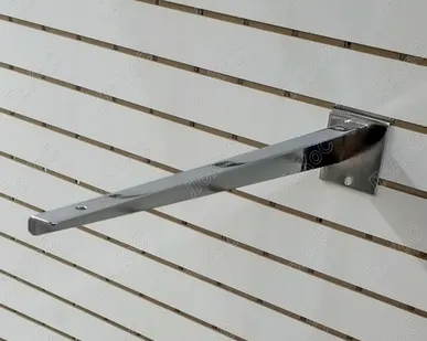 фото Кронштейн для полки на кросспанель L=350мм, хром