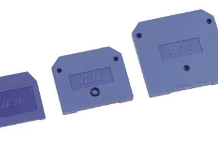 Фото №0 Заглушка для зажима на DIN-рейку 35-50А синий