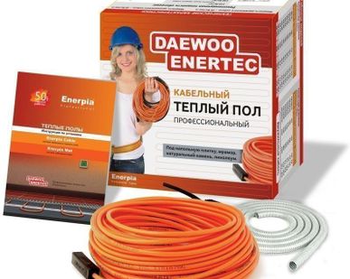 фото Теплый пол электрический кабельный №1 из Южной Кореи DW25W11L