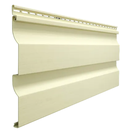 Фото №0 Сайдинг Docke Корабельный брус D4.5D Банан Деке Premium виниловый