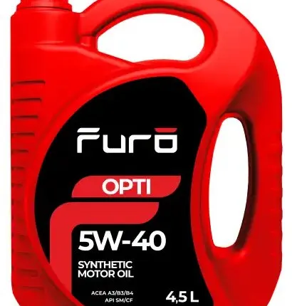Фото №0 Моторное масло FURO OPTI 5W40FR005 5W-40 синтетическое 4.5 л