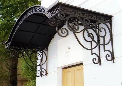 Фото №0 Козырёк арочный (каркас)