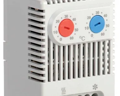 фото Термостат двухканальный УККт от 0 до +60град.C NO+NC IEK YCE-DTNO-NC-60