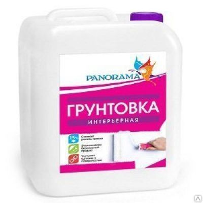 Фото №0 Грунттовка Panorama интерьерная 5кг