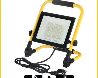 фото Прожектор светодиодный переносной, 50Вт, IP65 6500K, черный