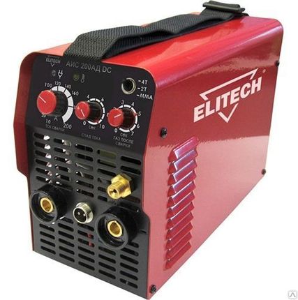 Фото №0 Сварочный инвертор TIG ELITECH АИС 200АД DC