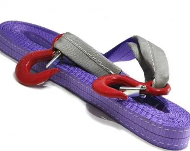 фото Буксир текстильный ленточный TOR БТЛ 4,5 т 6,0 м (крюк-крюк)