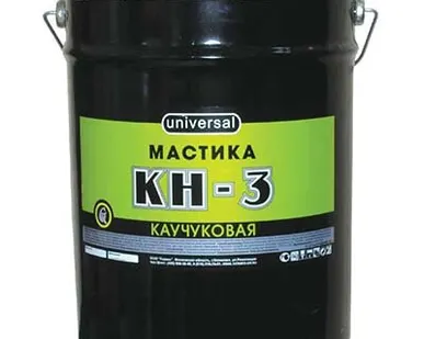 фото Мастика гидроизоляционная каучуковая Гермес КН-3 20 кг
