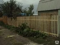 Фото №0 Забор (секция) из штакетника