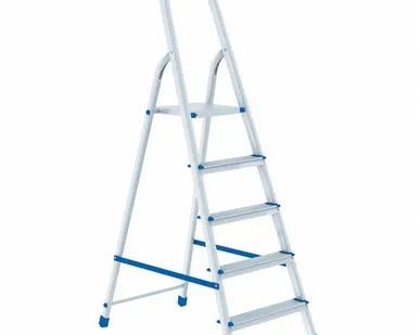 фото Стремянка, 5 ступеней, алюминиевая // СИБРТЕХ // Pоссия
