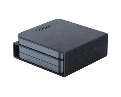 фото Беспроводная зарядная станция Deppa 3 в 1 MagSafe Mini Fold Travel QI 20.5w складная черная