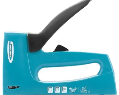 фото Степлер мебельный универс.,пластик.корп.,тип скобы 36,53,300,500. 8-14 мм 4-функц Gross