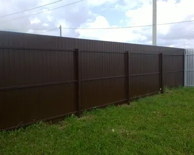 фото Строительство заборов