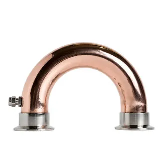 фото Медный отвод 180° TRI-CLAMP 1.5” «Старый Медник»