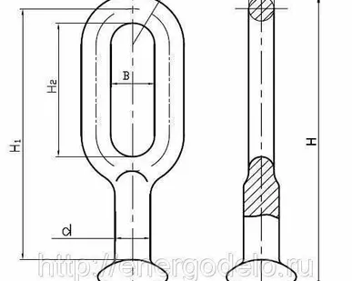 фото Серьга СРД-12-16