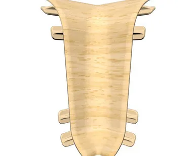 фото Угол ПВХ внутренний бук светлый