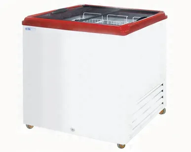 фото Морозильный ларь с прямым стеклом Italfrost ЛВН 200 П (СF 200 F) (красный)