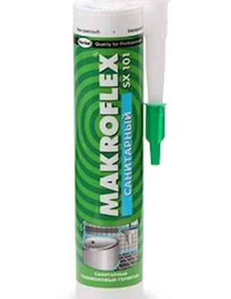 Фото №0 Герметик д/пистолета силиконовый MAKROFLEX SX 290мл бесцветный санитарный