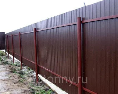 фото Установка заборов