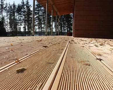 фото Фасадная панель из ДПК
