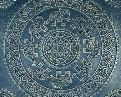 фото Чугунная плитка "Слоники"