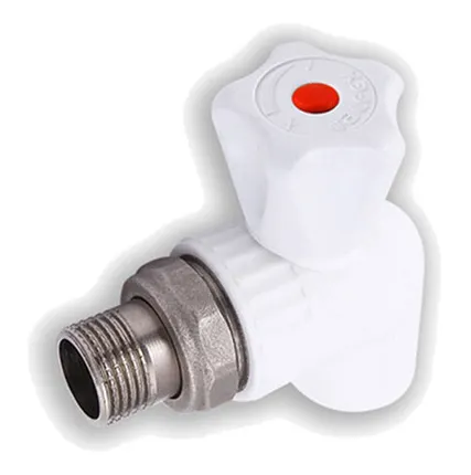 Фото №0 Кран шаровый ПП 20*1/2НР угловой с американкой