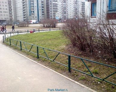 фото Газонное ограждение "Зигзак