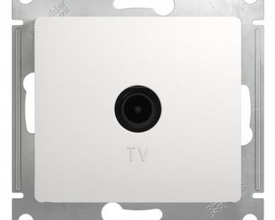 фото Механизм розетки телевизионной Schneider Electric Glossa с/у белый