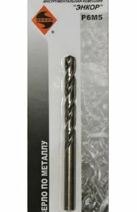 фото Сверло ц/х 6,0 по металлу Р6М5 Энкор 25360