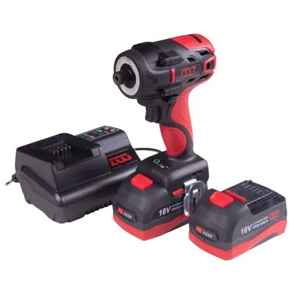 Фото №0 Аккумуляторный шуруповерт 18 В, 4 предмета, кейс MIGHTY SEVEN DS-201A