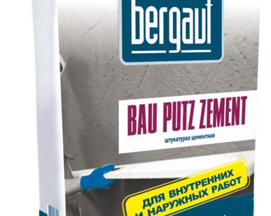 фото Штукатурка Bergauf Bau Putz Zement 25 кг
