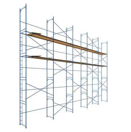 Фото №0 Леса рамные строительные ЛРС 10х15м (2 яруса)
