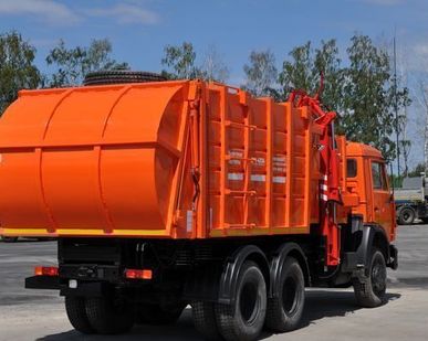 фото МКМ-4704-01 на шасси КамАЗ-65115-3082-23 Мусоровоз Евро-4