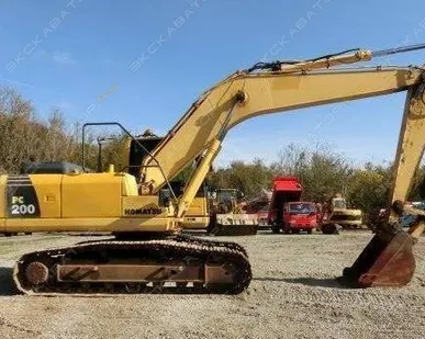 фото Аренда гусеничного экскаватора Komatsu PC200-7, Самара