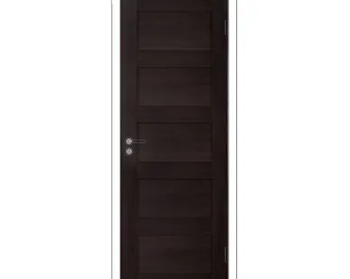 фото Дверь из экошпона с притвором (в комплекте) "Аризона" М7 венге Олови